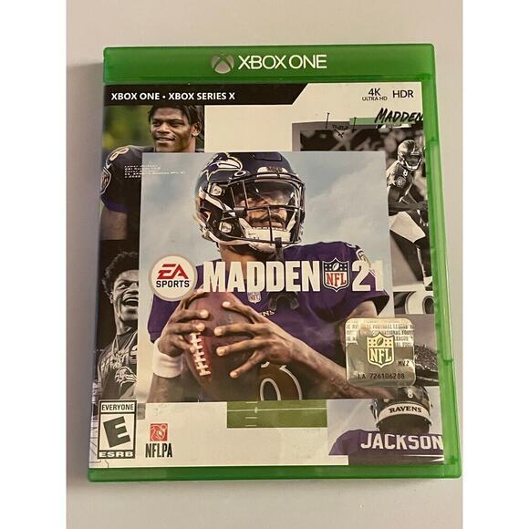 Xbox One Madden 21 NFL EA Sports video game - Picture 1 of 3